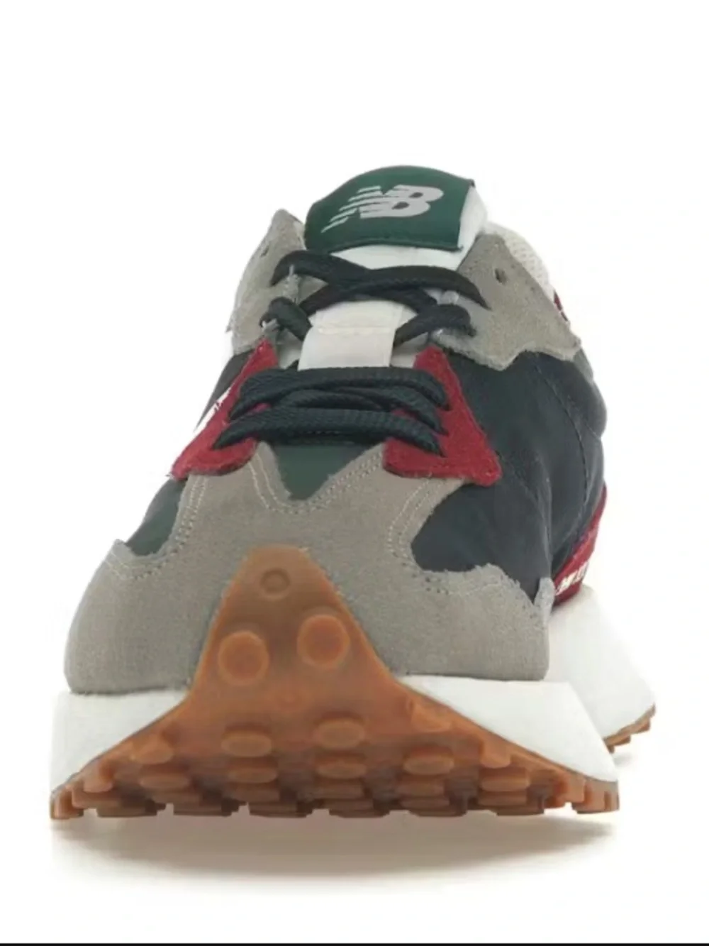 New Balance 327 'Multi-Color' in Green, Gray, Burgundy and White Sz US 9.5